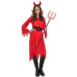 Dguisement diablesse enfant 5 / 6 ans rouge bordeaux