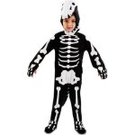 D�guisement - dinosaure squelette - noir - combinaison et capuche incluses - gar�on 3 - 14 ans