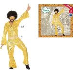 Dguisement disco 1980 - homme - jaune dor - atosa - combinaison type abba - costume des annes 1980 ...