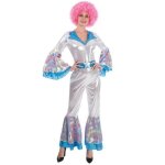 Dguisement disco abba deluxe - partilandia 2010 s. l. - femme - noir - carnaval