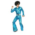 Dguisement - dguisement disco bleu homme