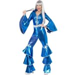 Dguisement disco bleu - smiffys - femme - polyester - annes 70 - 80