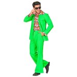 Dguisement disco costume seventies vert homme