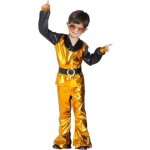 Dguisement disco dor pour enfant - disfrazzes - chemise pantalon et ceinture - jaune - garon - multicolore ...