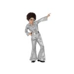 Dguisement disco pour garon ac - dco - 3 / 4 ans - argent en polyester