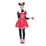 Dguisement - disfrazzes - petite sourise rouge - femme - multicolore