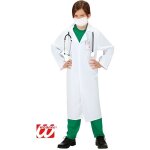 Dguisement docteur 5 / 7 ans - widmann - blouse et masque - blanc - enfant
