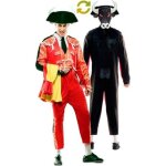 D�guisement - double de torero y taureau - combinaison avec veste - montera avec masque - adulte