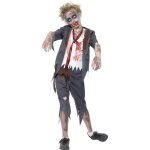Dguisement dcolier zombie - smiffys - modle sang - halloween enfants