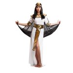 D�guisement �gyptienne dor� femme - antiquit� - no name - polyester - adulte - blanc