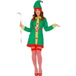 Dguisement elfe comique pour femme pour nol ou le carnaval. le dguisement de lutin vert et rouge avec ...