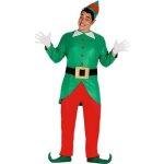 Dguisement elfe ou lutin de nol pour hommes - multicolore - adulte - bonnet haut ceinture et pantalon ...