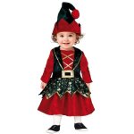 Dguisement elfe de nol velours bb fille