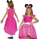 Dguisement enfant carnaval rose minnie mouse - disguise - 109 - 123 cm 5 - 6 ans