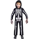 Dguisement combinaison squelette enfant 10 / 12 ans noir