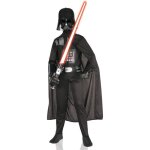 Dguisement enfant dark vador - rubies - saga star wars - combinaison cape masque et ceinture - noir