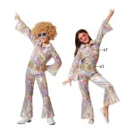 Dguisement enfant disco multicouleur