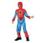 Dguisement spider - man enfant 3 / 4 ans rouge bordeaux