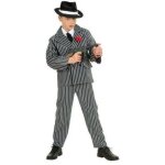 Dguisement enfant tonio junior le gangster - costume noir  rayures blanches - widmann