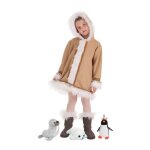 D�guisement d�esquimau pour fille - diamond - costume - robe - couvre - bottes