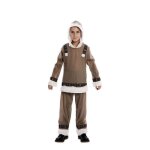 D�guisement - esquimau - t - shirt avec capuche - pantalon - blanc