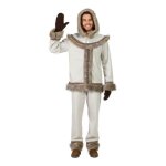 D�guisement d�esquimau pour homme - disfrazzes - inuit ou lapon - capuche pantalon veste gants