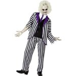 Dguisement de fantme homme - atosa - rayures blanches et noires - adulte