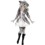 Déguisement fantôme trésor de pirate - robe et chapeau - mixte - smiffys - gris - a partir de 3 ans Déguisement fantôme trésor de pirate - robe et chapeau - mixte - smiffys - gris - a partir de 3 ans