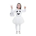 Dguisement fantme tutu fille - blanc - extrieur - 3 ans +
