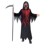 Dguisement faucheuse fantme enfant 4 / 6 ans noir