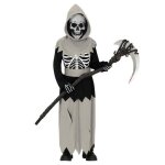 Dguisement faucheuse squelette mystique enfant 5 / 6 ans noir