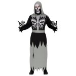 Dguisement faucheuse squelette mystique - noir - tunique cagoule ceinture - adulte homme - halloween ...