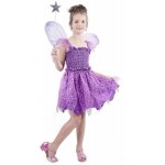 D�guisement f�e violette fille jadeo multicolore - 7 / 9 ans