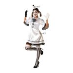 Dguisement femme clown pierrot