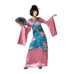 Dguisement femme japonaise rose