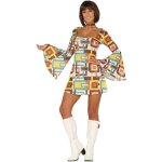 Déguisement femme disco multicolore - disfrazzes - robe seule - intérieur Déguisement femme disco multicolore - disfrazzes - robe seule - intérieur