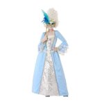 Dguisement fille marquise bleu