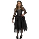 Dguisement fille - vampire - demoiselle gothique - robe noire - diadme