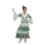 Déguisement flamenco feria pour fille - disfrazzes - robe verte - 5 ans et plus Déguisement flamenco feria pour fille - disfrazzes - robe verte - 5 ans et plus