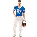 Dguisement de footballeur amricain bleu pour adulte pour le carnaval et les soires  thme. les dguisement ...