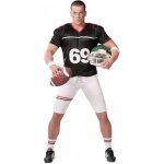 D�guisement footballeur am�ricain noir et blanc homme
