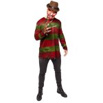 Dguisement freddy kruger homme - rouge - 3 pices - polyester