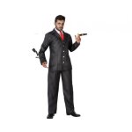 Dguisement gangster fantme - ac - dco - xs / s - noir - adulte - polyester