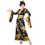 Dguisement geisha noir femme