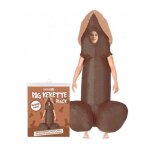 Dguisement gonflable humoristique kekette black - noir - adulte - extrieur