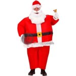 D�guisement gonflable de p�re no�l - widmann - taille unique - adulte - rouge - homme - plastique