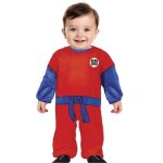 D�guisement guerrier manga b�b� 18 / 24 mois rouge bordeaux