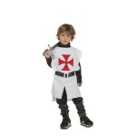 D�guisement - guerrier m�di�val blanc - bavette - ceinture - enfant gar�on