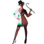 Dguisement halloween femme - dr. jekyll et mr. hyde - noir - taille m / l