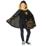 Dguisement - harry potter - cape enfant luxe des 4 maisons - velours noir - motifs dors - 3 ans et ...